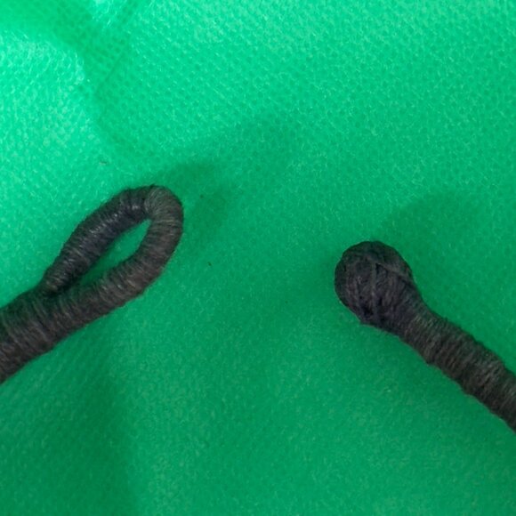 Vintage Handcrafted Tribal Brown White Beaded Necklace With Wrapped Cord Design - Picture 7 of 12